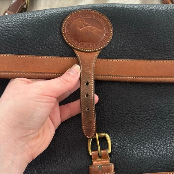 Dooney & Bourke Navy Leather Crossbody Bag - Picture 9 of 13